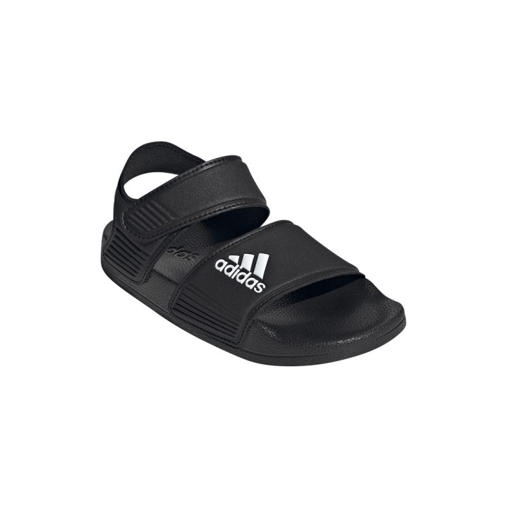 ADIDAS Adilette Gs Nero Bianco - Sandalo Bambino