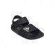 ADIDAS Adilette Gs Nero Bianco - Sandalo Bambino