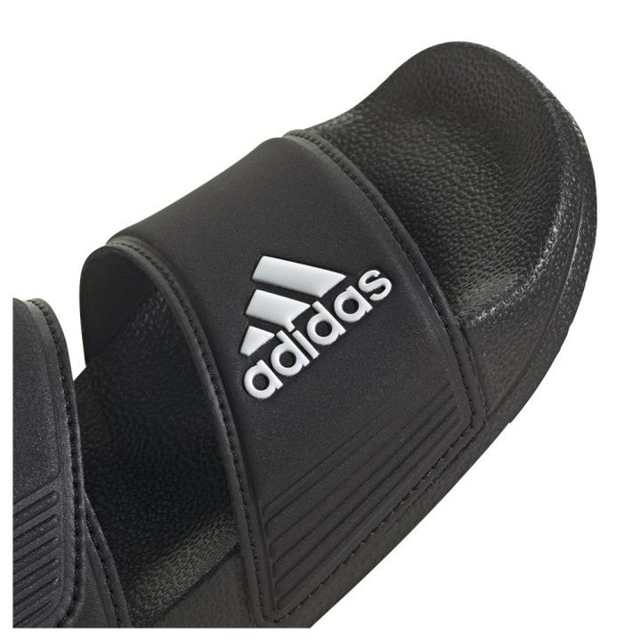 ADIDAS Adilette Gs Nero Bianco - Sandalo Bambino
