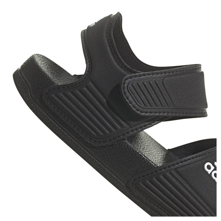 ADIDAS Adilette Gs Nero Bianco - Sandalo Bambino