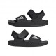 ADIDAS Adilette Gs Nero Bianco - Sandalo Bambino