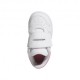 ADIDAS Hoops 4.0 Td Bianco Rosa - Sneakers Bambina