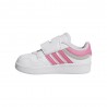 ADIDAS Hoops 4.0 Td Bianco Rosa - Sneakers Bambina