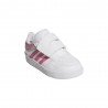 ADIDAS Hoops 4.0 Td Bianco Rosa - Sneakers Bambina