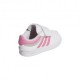 ADIDAS Hoops 4.0 Td Bianco Rosa - Sneakers Bambina