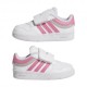 ADIDAS Hoops 4.0 Td Bianco Rosa - Sneakers Bambina