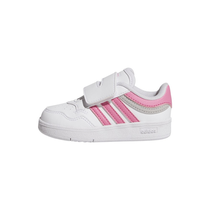 ADIDAS Hoops 4.0 Td Bianco Rosa - Sneakers Bambina