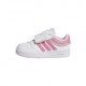 ADIDAS Hoops 4.0 Td Bianco Rosa - Sneakers Bambina