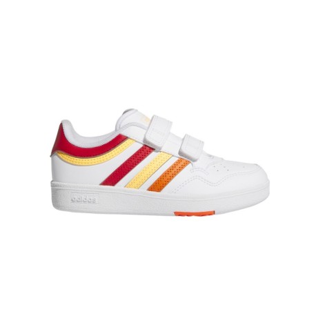 ADIDAS Hoops 4.0 Ps Bianco Rosso Arnacio - Sneakers Bambino