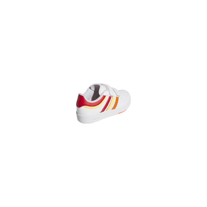 ADIDAS Hoops 4.0 Ps Bianco Rosso Arnacio - Sneakers Bambino