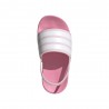ADIDAS Adilette Estrap Ps Rosa Bianco - Ciabatta Bambina
