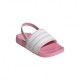 ADIDAS Adilette Estrap Ps Rosa Bianco - Ciabatta Bambina