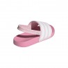 ADIDAS Adilette Estrap Ps Rosa Bianco - Ciabatta Bambina