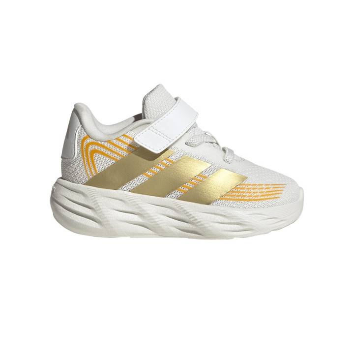 ADIDAS Galaxy 8 El Td Bianco Oro - Scarpe Da Ginnastica Bambina