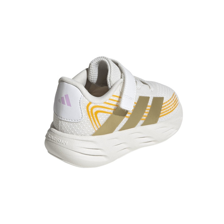 ADIDAS Galaxy 8 El Td Bianco Oro - Scarpe Da Ginnastica Bambina