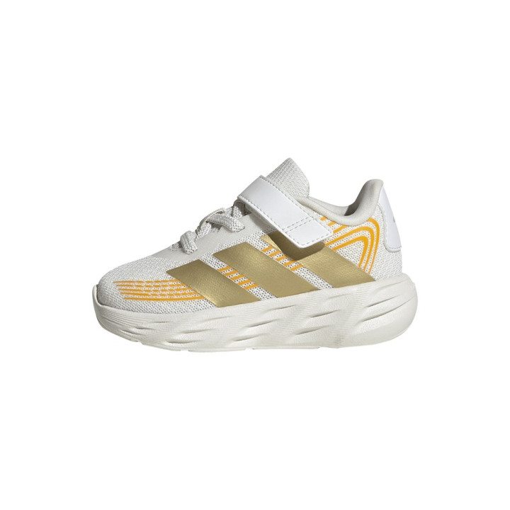 ADIDAS Galaxy 8 El Td Bianco Oro - Scarpe Da Ginnastica Bambina