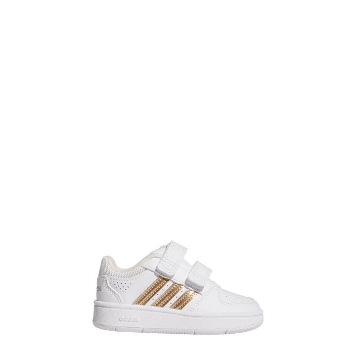 ADIDAS Hoops Classic Cf Td Bianco Oro - Sneakers Bambina