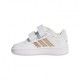 ADIDAS Hoops Classic Cf Td Bianco Oro - Sneakers Bambina