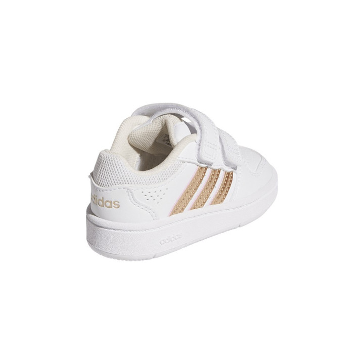 ADIDAS Hoops Classic Cf Td Bianco Oro - Sneakers Bambina