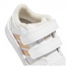 ADIDAS Hoops Classic Cf Td Bianco Oro - Sneakers Bambina