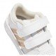 ADIDAS Hoops Classic Cf Td Bianco Oro - Sneakers Bambina