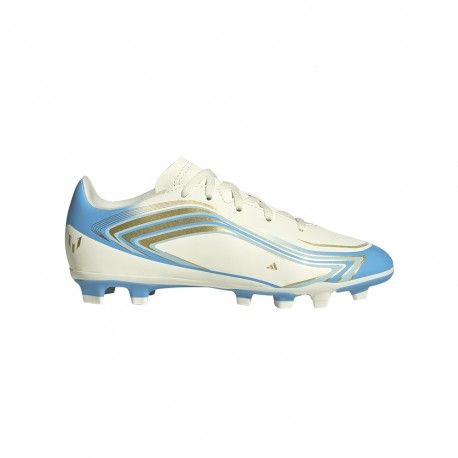 ADIDAS F50 Messi Club Fg Mg Avorio Oro - Scarpe Da Calcio Bambino