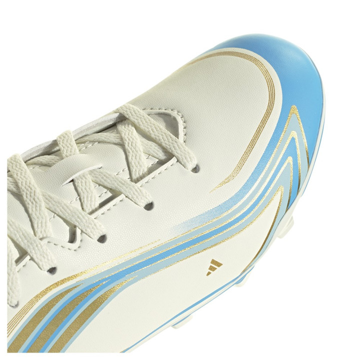 ADIDAS F50 Messi Club Fg Mg Avorio Oro - Scarpe Da Calcio Bambino