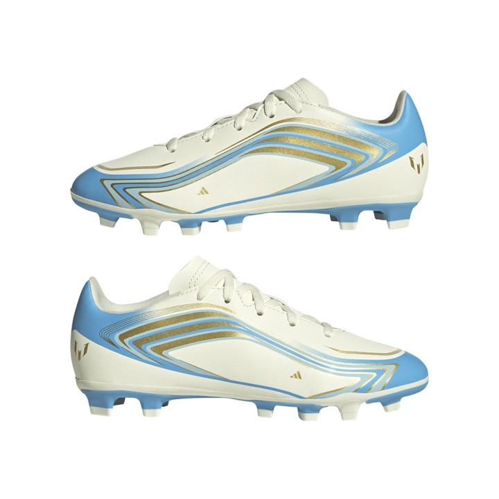 ADIDAS F50 Messi Club Fg Mg Avorio Oro - Scarpe Da Calcio Bambino