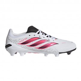 ADIDAS Predator League Fg Bianco Rosso - Scarpe Da Calcio Uomo