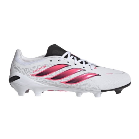 ADIDAS Predator League Fg Bianco Rosso - Scarpe Da Calcio Uomo
