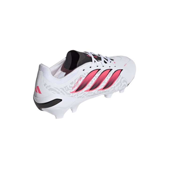 ADIDAS Predator League Fg Bianco Rosso - Scarpe Da Calcio Uomo