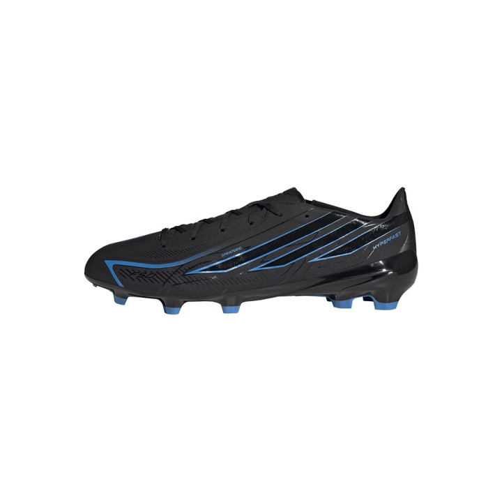 ADIDAS F50 Hyperfast League Fg Nero Azzurro - Scarpe Da Calcio Uomo
