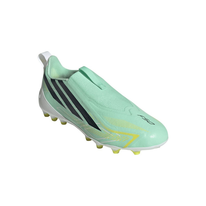 ADIDAS F50 Hyperfast Leaugue Ll Ag Menta Nero - Scarpe Da Calcio Bambino