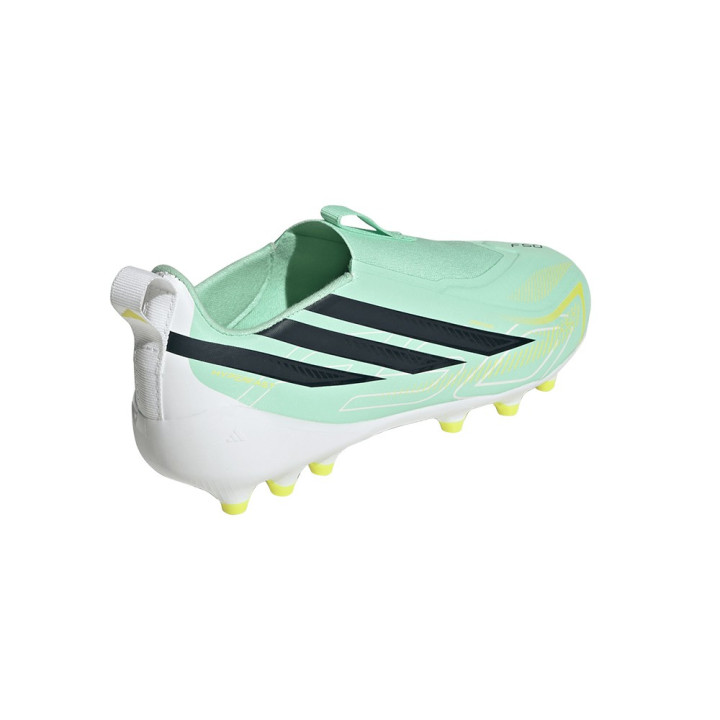 ADIDAS F50 Hyperfast Leaugue Ll Ag Menta Nero - Scarpe Da Calcio Bambino