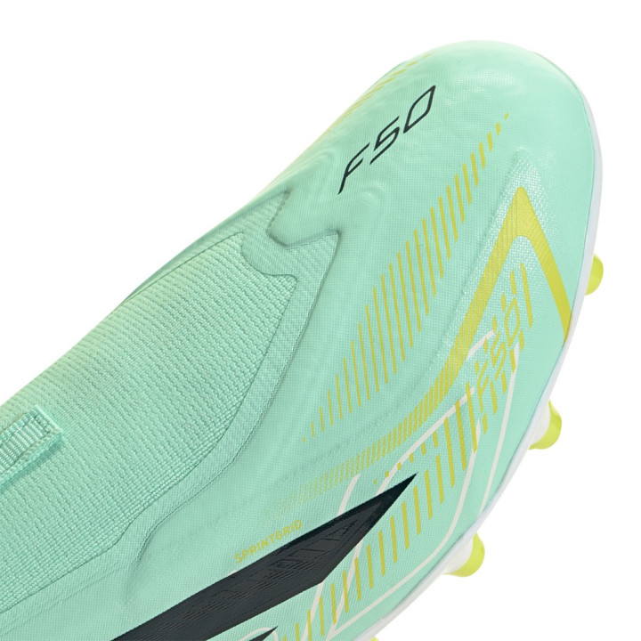 ADIDAS F50 Hyperfast Leaugue Ll Ag Menta Nero - Scarpe Da Calcio Bambino