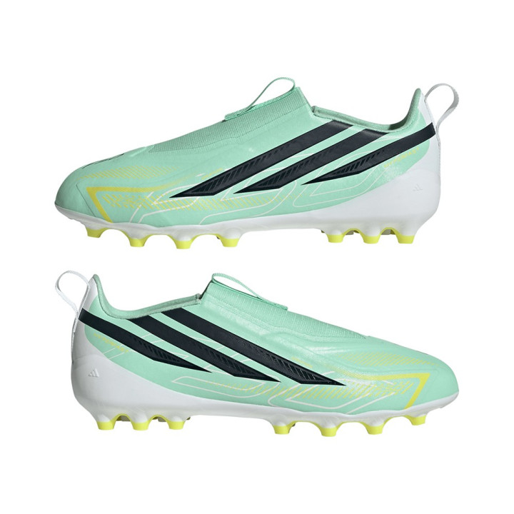 ADIDAS F50 Hyperfast Leaugue Ll Ag Menta Nero - Scarpe Da Calcio Bambino