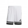 ADIDAS Pantaloncini Calcio Squadra 25 Bianco Nero Uomo