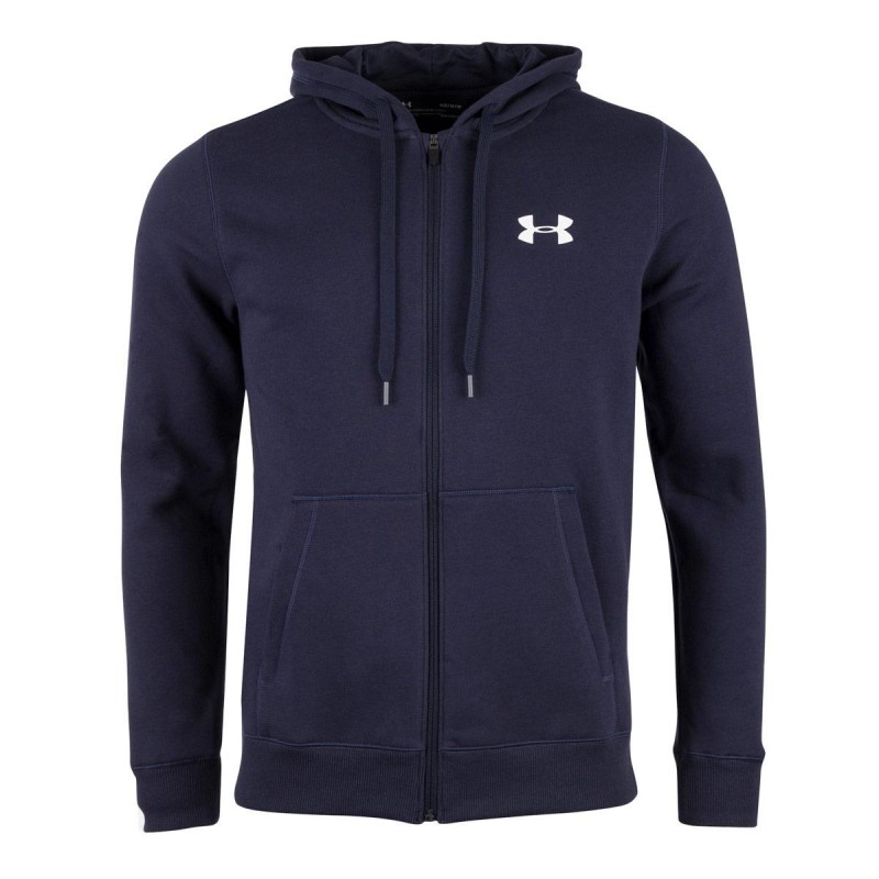 Under Armour Felpa Zip/Capp Blu 1302290-410 - Acquista online su