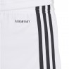 ADIDAS Pantaloncini Calcio Squadra 25 Bianco Nero Uomo