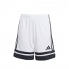 ADIDAS Pantaloncini Calcio Squadra 25 Bianco Nero Bambino