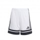 ADIDAS Pantaloncini Calcio Squadra 25 Bianco Nero Bambino