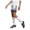ADIDAS Pantaloncini Calcio Squadra 25 Bianco Nero Bambino