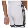 ADIDAS Pantaloncini Calcio Squadra 25 Bianco Nero Bambino
