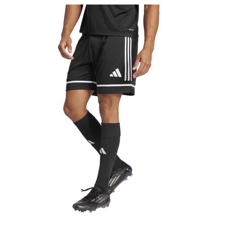 ADIDAS Pantaloncini Calcio Squadra 25 Nero Bianco Uomo