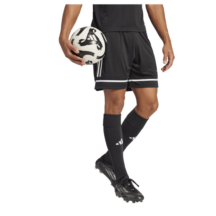 ADIDAS Pantaloncini Calcio Squadra 25 Nero Bianco Uomo