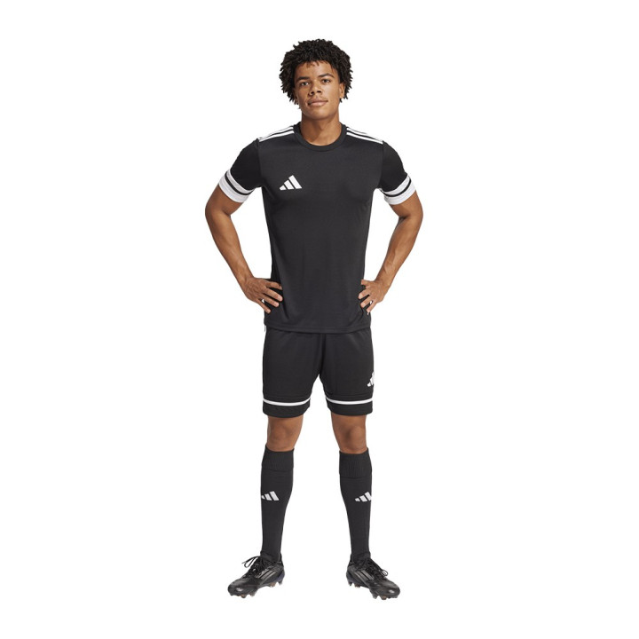 ADIDAS Pantaloncini Calcio Squadra 25 Nero Bianco Uomo
