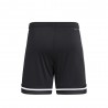ADIDAS Pantaloncini Calcio Squadra 25 Nero Bianco Uomo