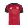 ADIDAS Maglia Maniche Corte Mufc Tr Rosso Nero Bambino
