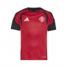 ADIDAS Maglia Maniche Corte Mufc Tr Rosso Nero Bambino