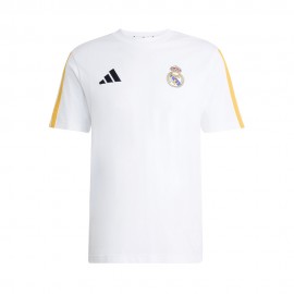 ADIDAS Maglia Maniche Corte Real Dna Bianco Giallo Uomo